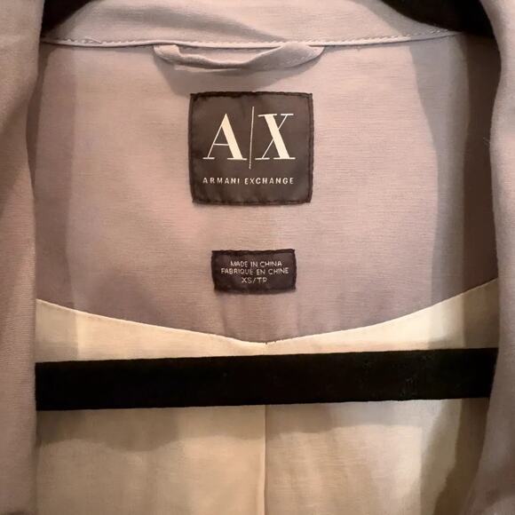Armani Exchange Light Jacket / Trench — Size XS (Women’s) - Picture 3 of 6